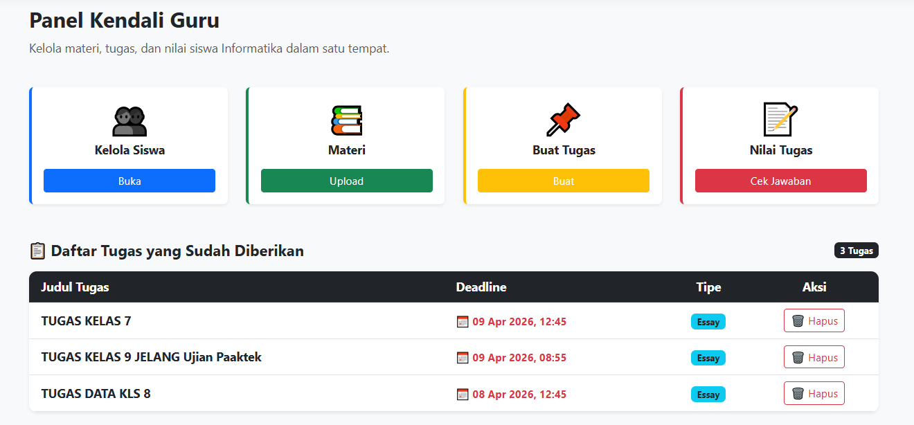 Aplikasi LMS Lerning Management Sistem